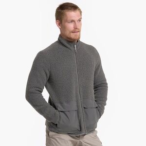 NWT Vuori Men’s Idyllwild Sherpa Jacket Charcoal Size Small